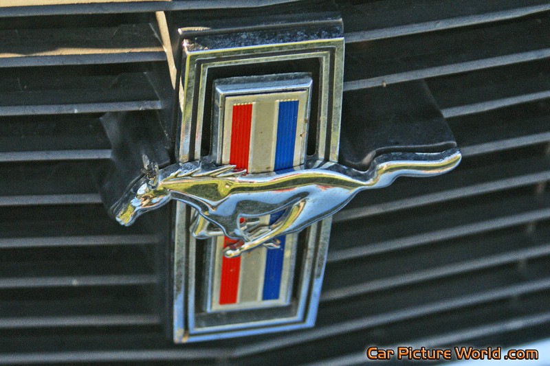 1970 Mustang Convertible Grill Emblem