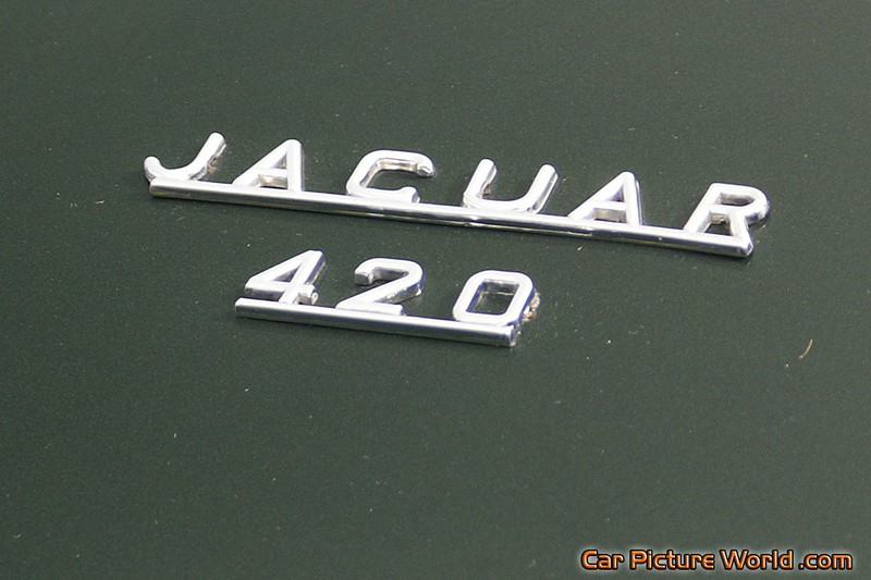 1967 Jaguar 420 Trunk Insignia
