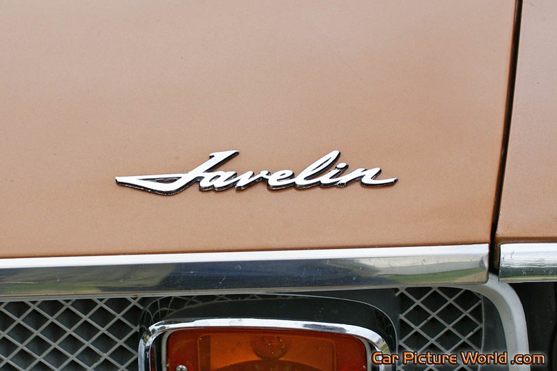 1973 Javelin 401 Hood Name Plate
