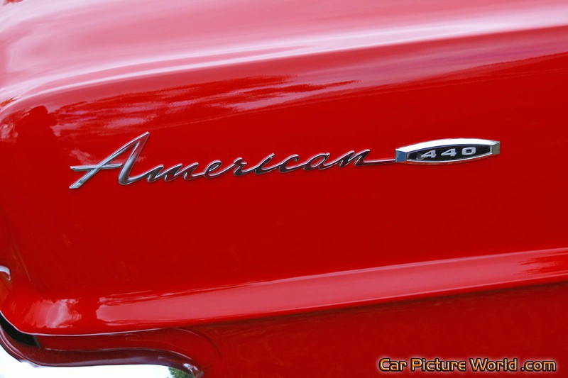 1964 Rambler American Convertible Rear Fender Emblem