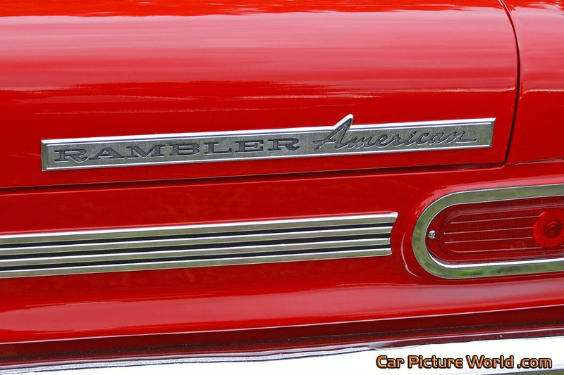 1964 Rambler American Convertible Trunk Name Plate