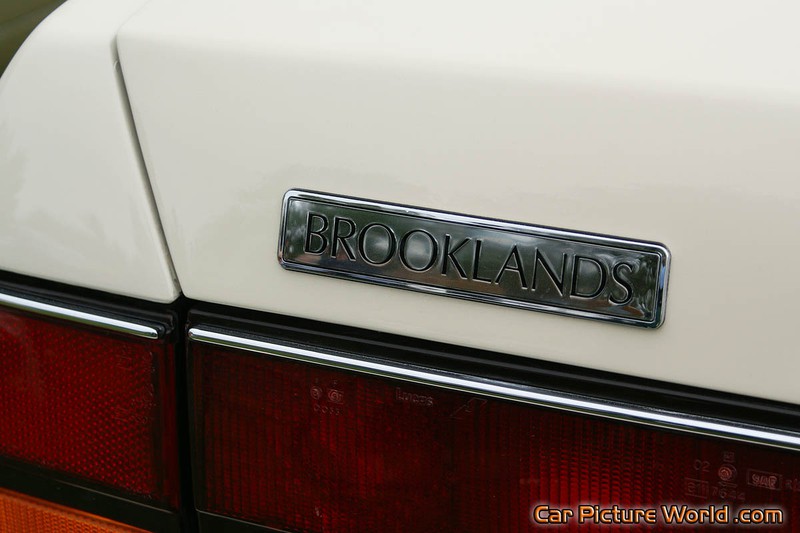 1997 Brooklands Rear Name Plate