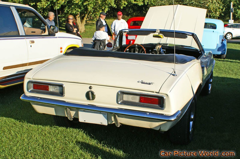 1967 Convertible Camaro Rear Right