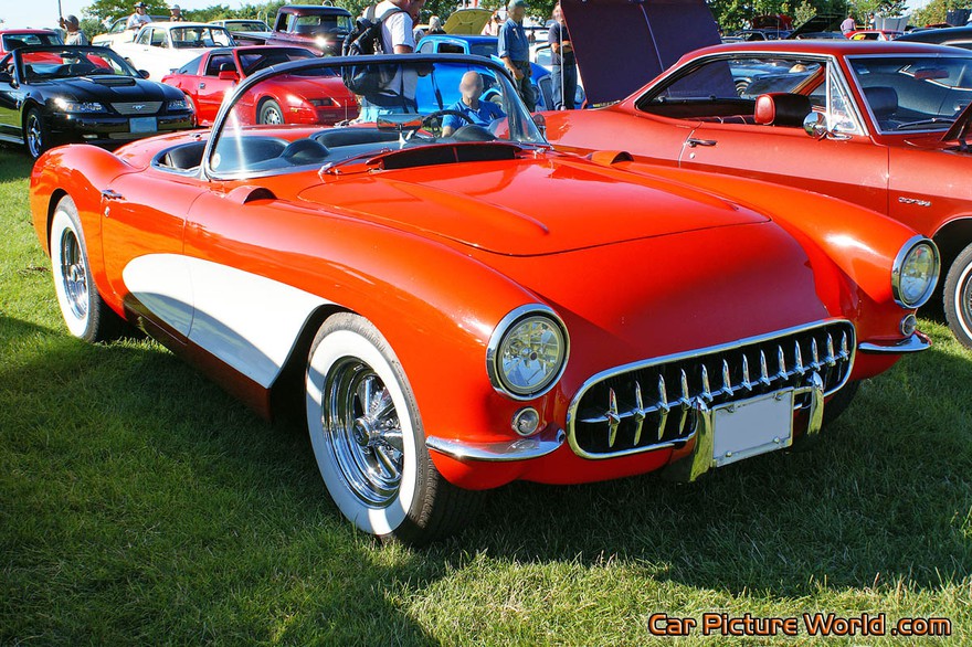 Picture of a 1957 Red Corvette