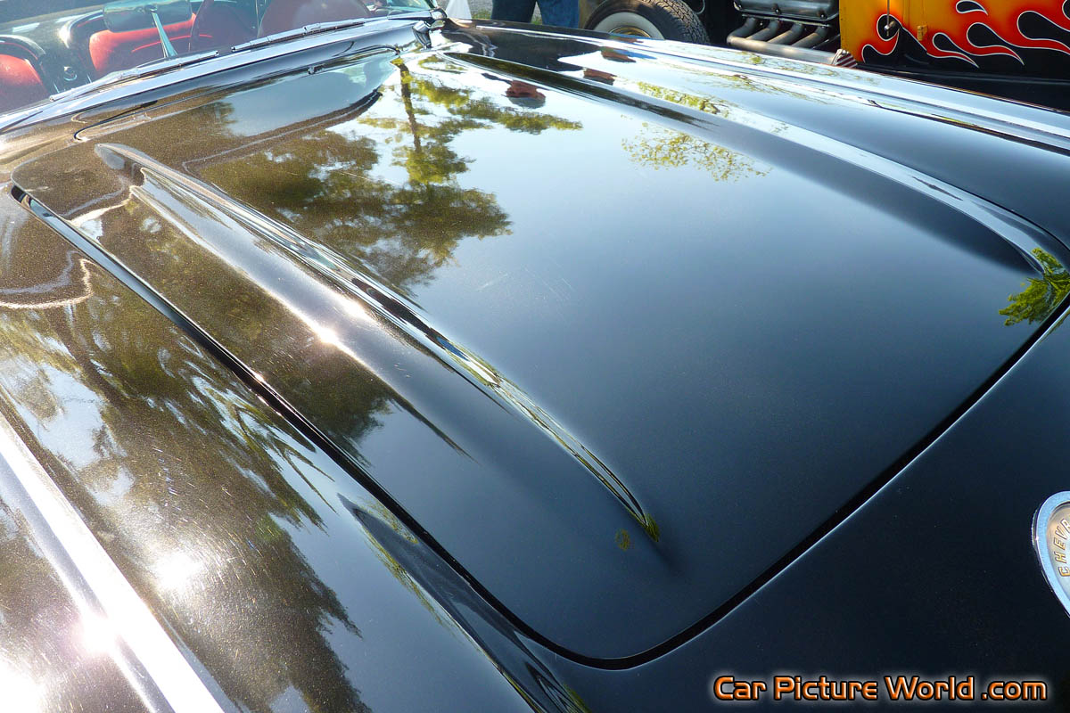 1960 Black Corvette Hood