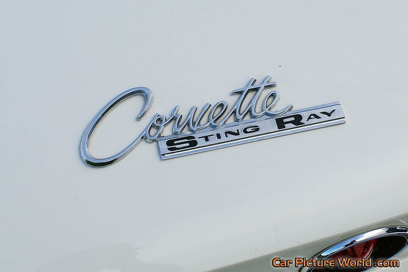 1963 Corvette Convertible Rear Insignia