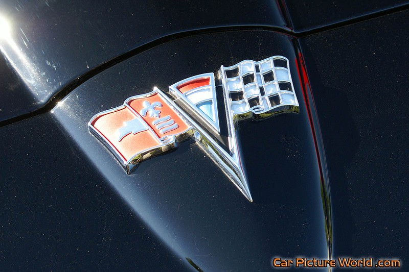 1964 Black Corvette Front Emblem