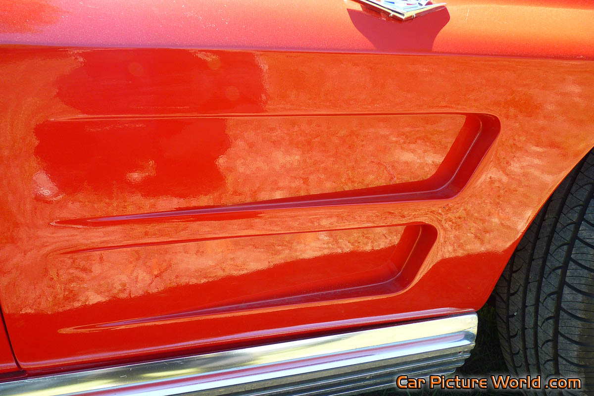 1964 Corvette Convertible Fender Louvers