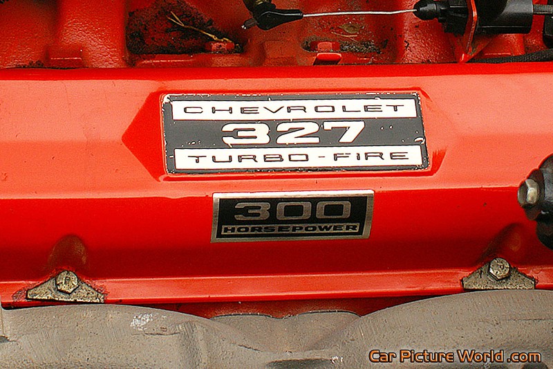 1964 Corvette Coupe Engine Decal