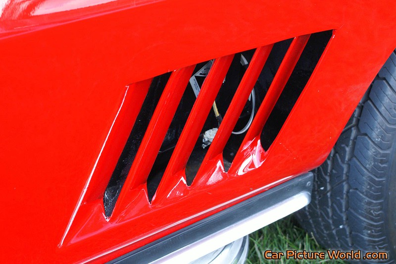 1966 427 Corvette Fender Louvers