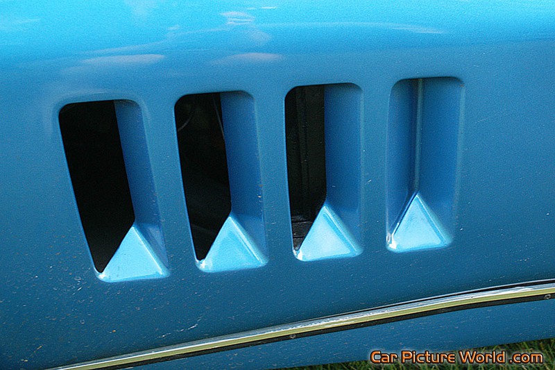 1968 427 Corvette Fender Louvers