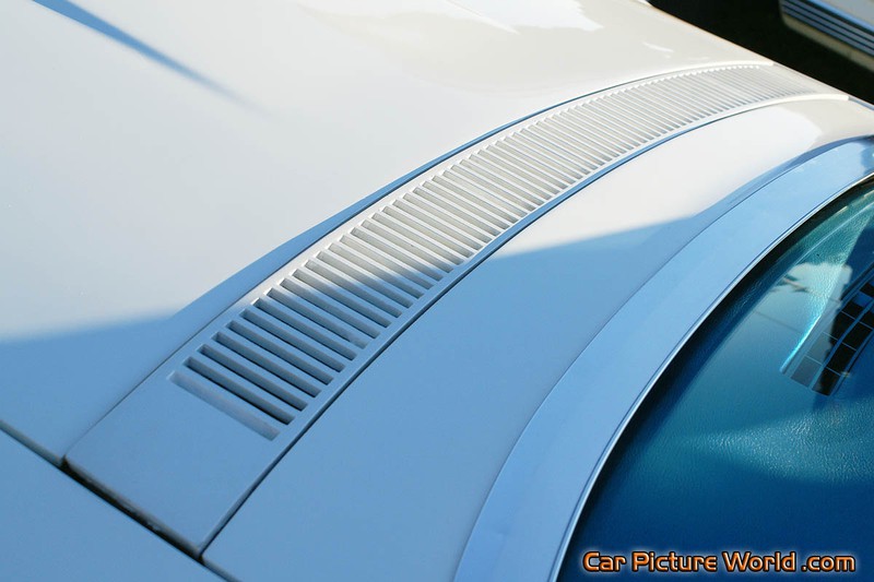 1969 White Corvette Cowl Vent