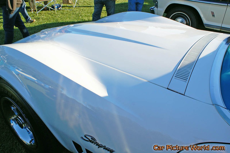 1969 White Corvette Hood