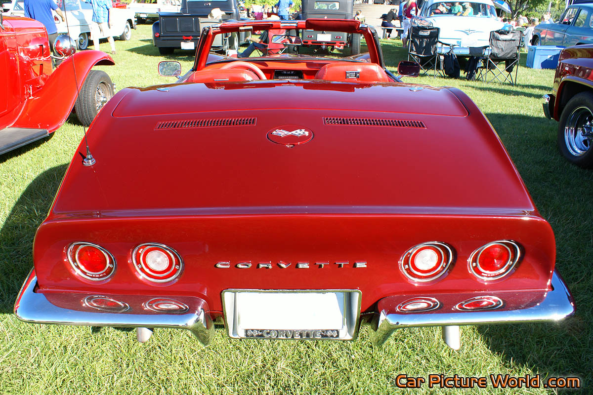 1970 Corvette Convertible Rear