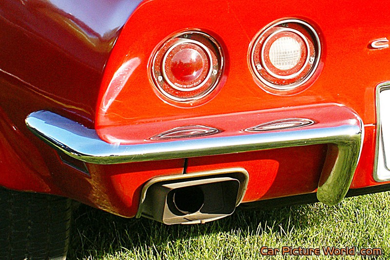 1973 Red Corvette Coupe Rear Bumper
