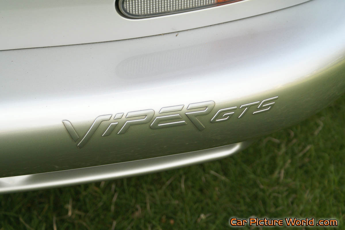Viper GTS ACR Rear Insignia