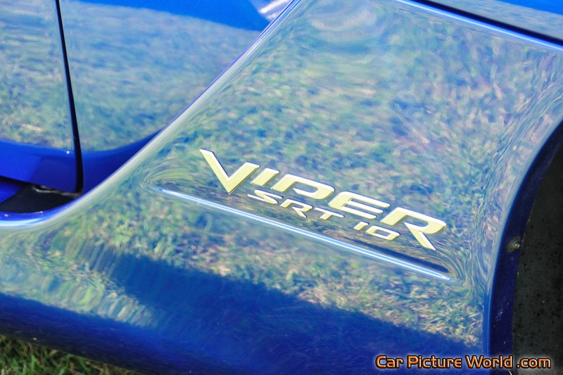 2006 SRT-10 Viper Fender Name Plate