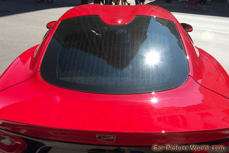 2013 Viper GTS Coupe Rear Window