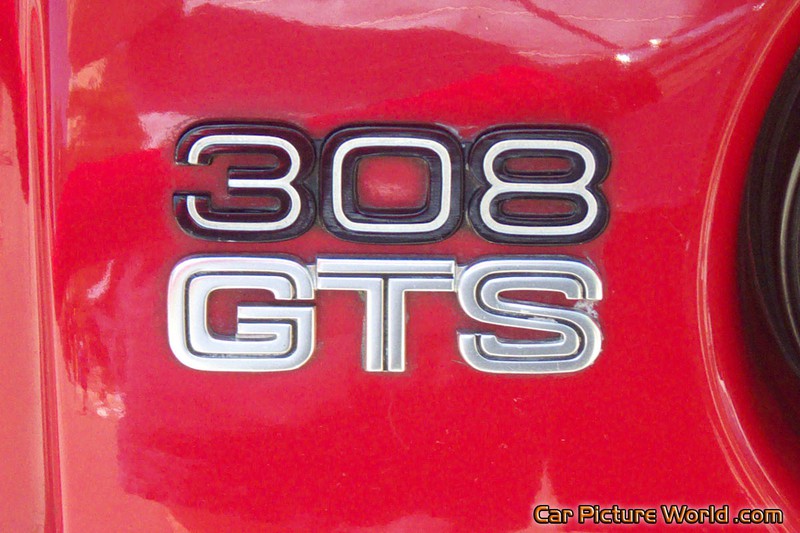 Ferrari 308 GTS Rear Badge