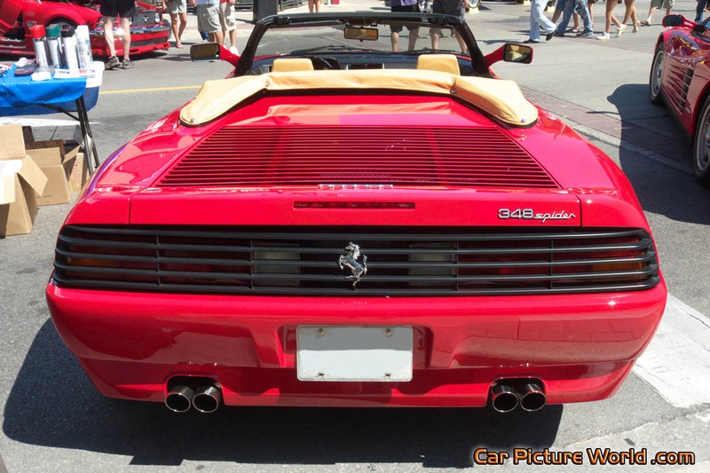 348 Spider Rear