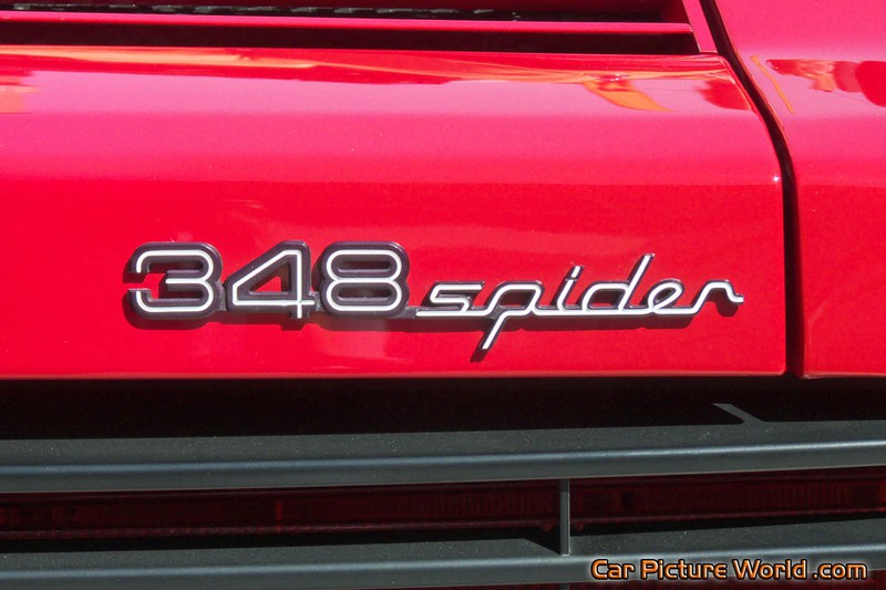 348 Spider Rear Insignia
