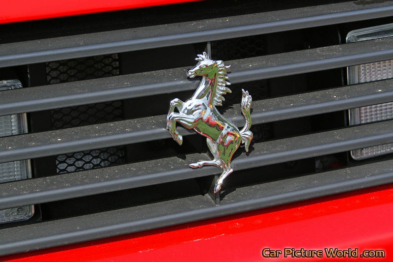 Ferrari 348 Spider Rear Horse Emblem