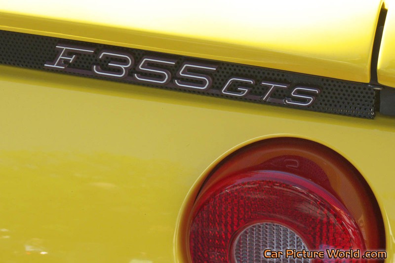 Ferrari F355 GTS Rear Name Plate