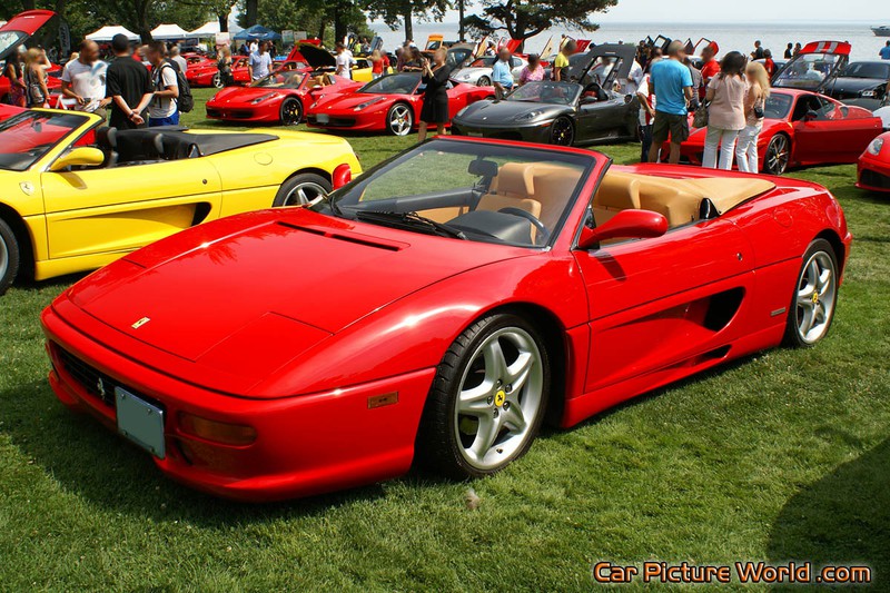 Red Ferrari F355 Spider