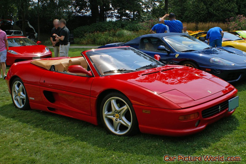 Red Ferrari F355 Spider Front Right
