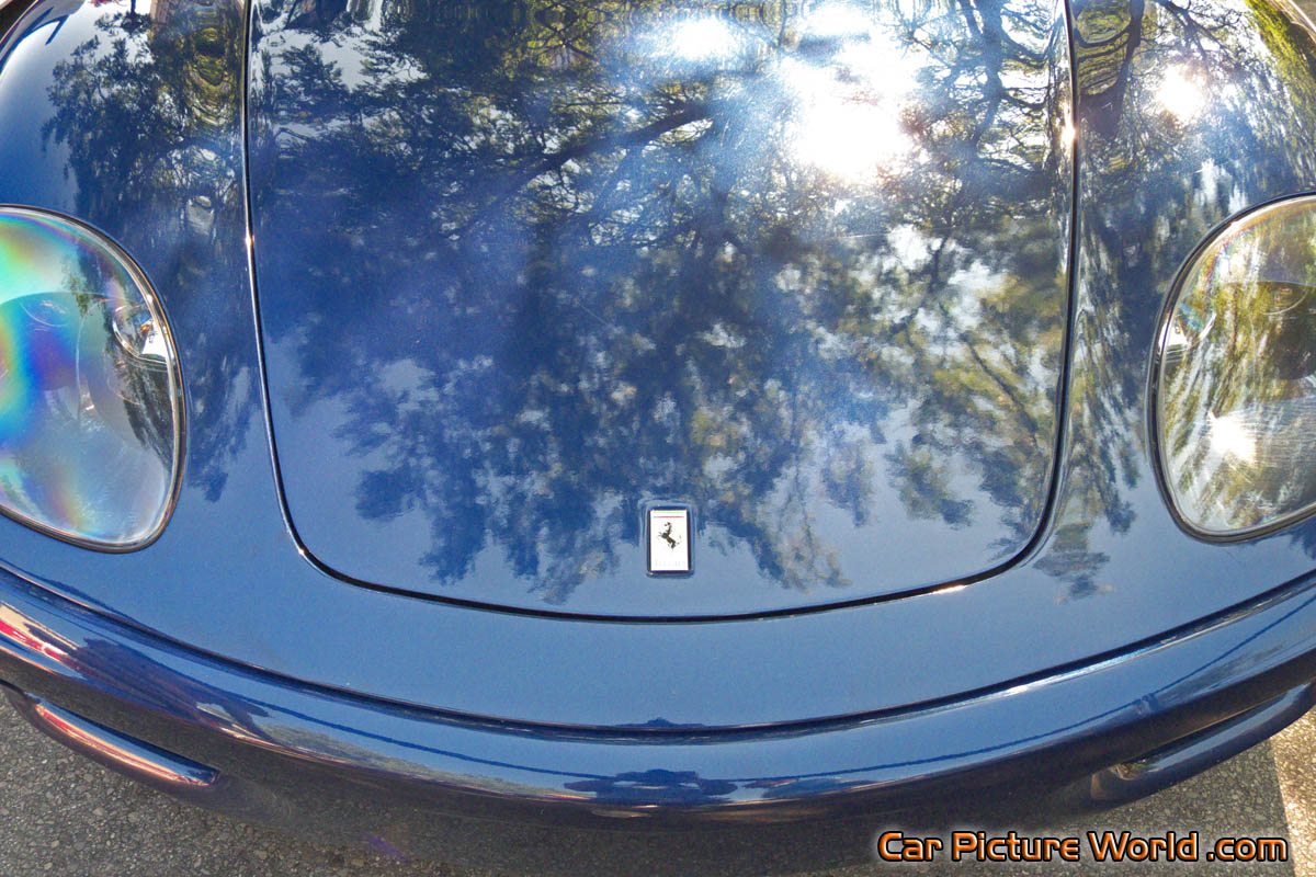 Blue Ferrari 360 Spider F1 Hood