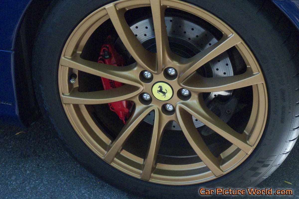 Blue Ferrari 360 Spider F1 Wheel