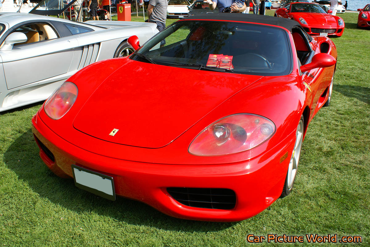 Red Ferrari 360 Spider F1