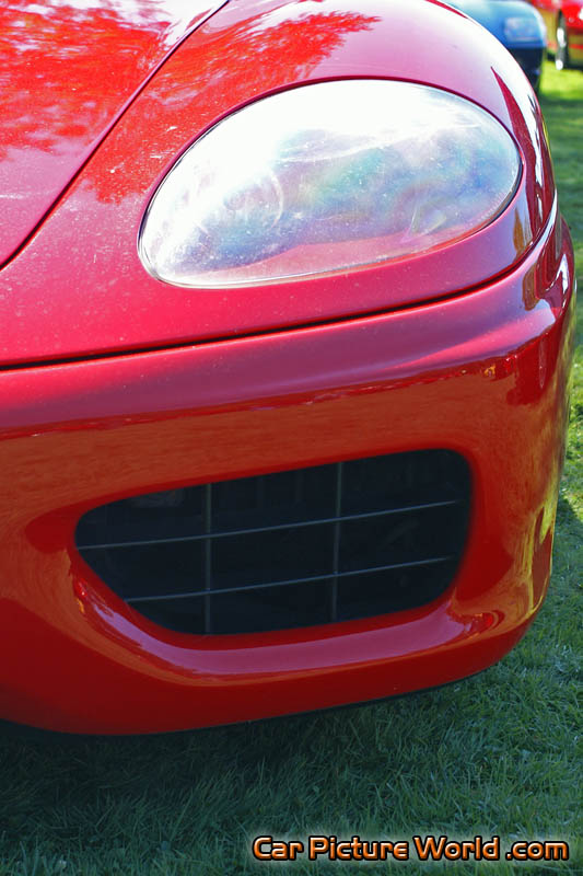 Red Ferrari 360 Spider F1 Front Intake
