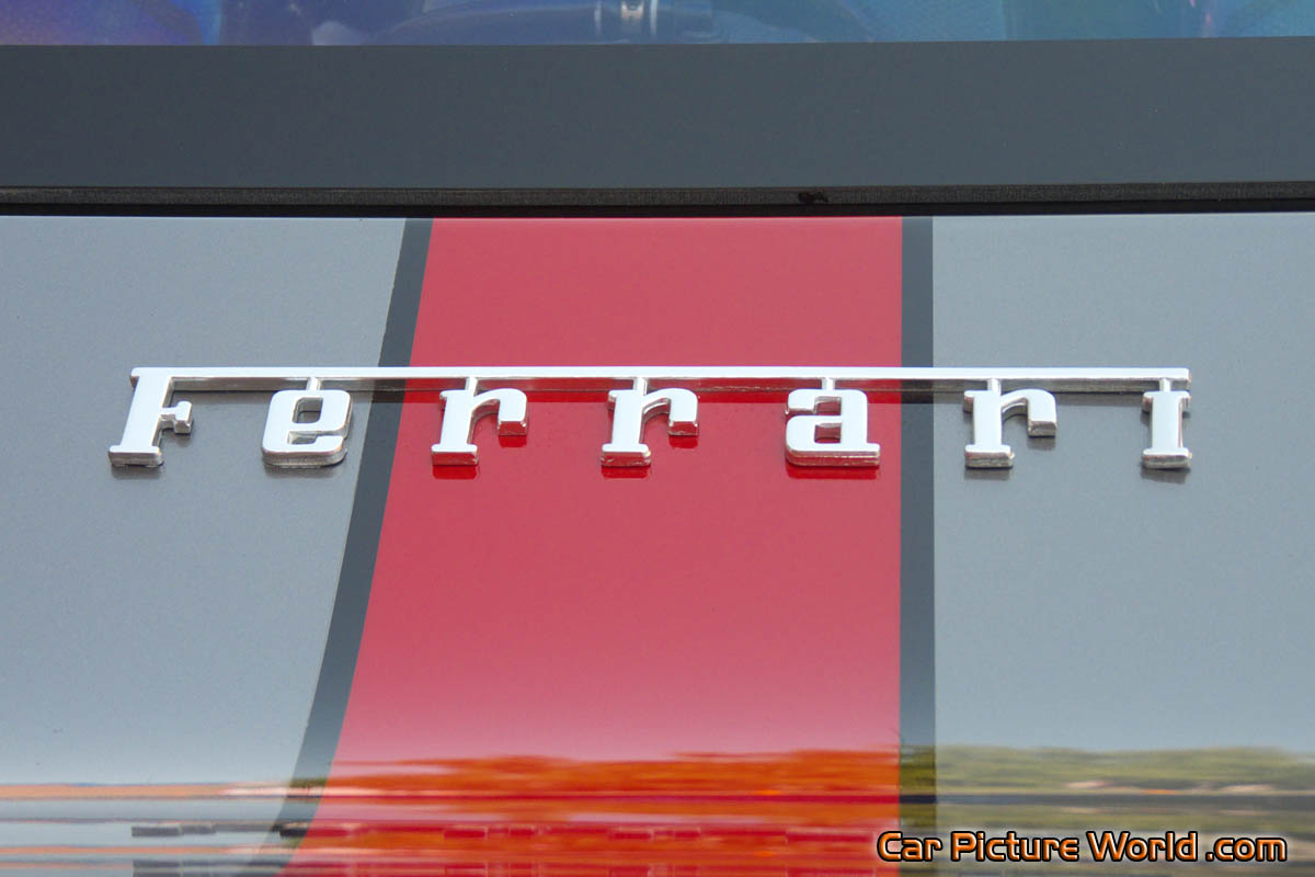 2008 Ferrari 430 Scuderia Rear Logo