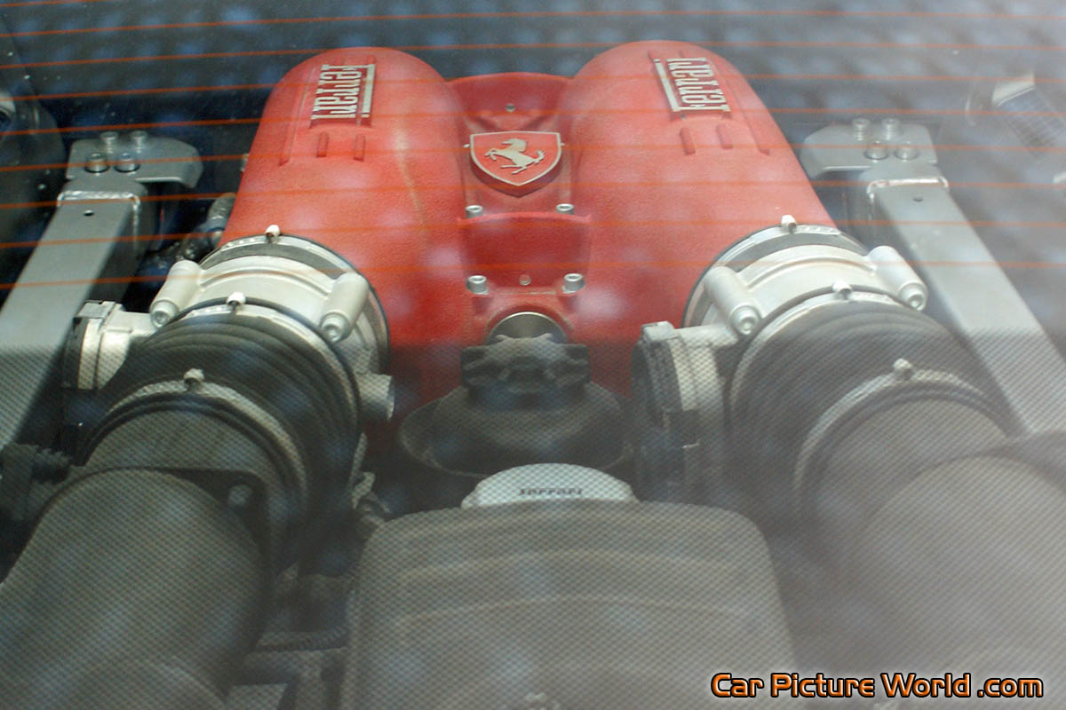 Red Ferrari F430 F1 Engine