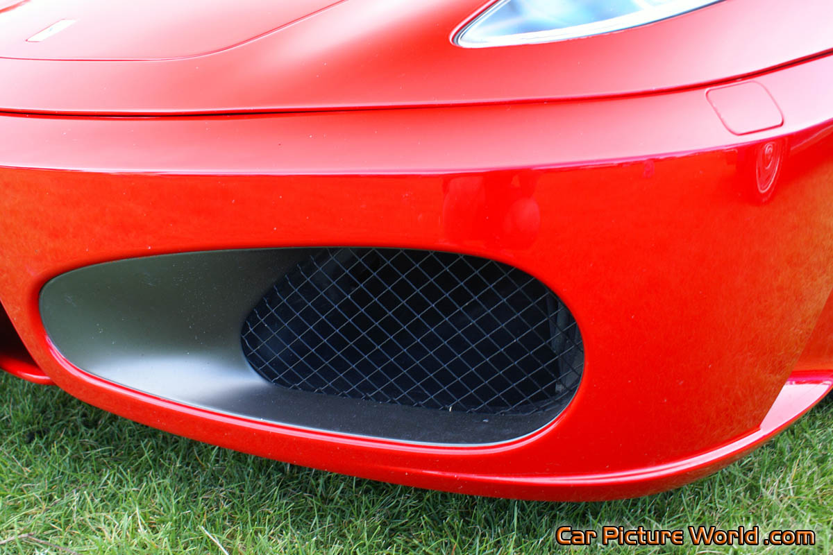 Red Ferrari F430 F1 Front Intake Grill