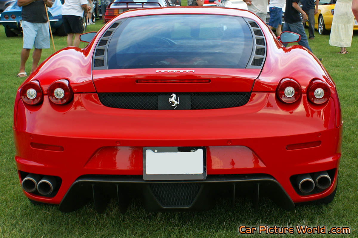 Red Ferrari F430 F1 Rear