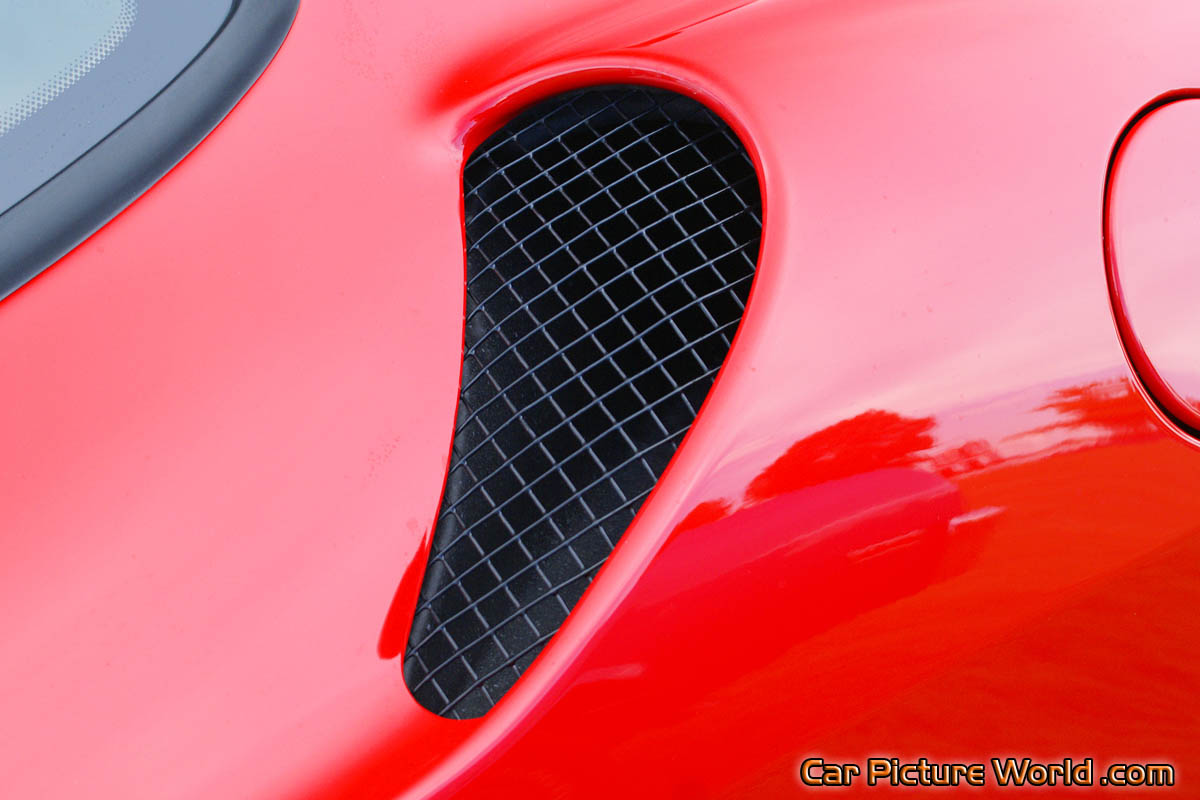 Red Ferrari F430 F1 Rear Intake Grill
