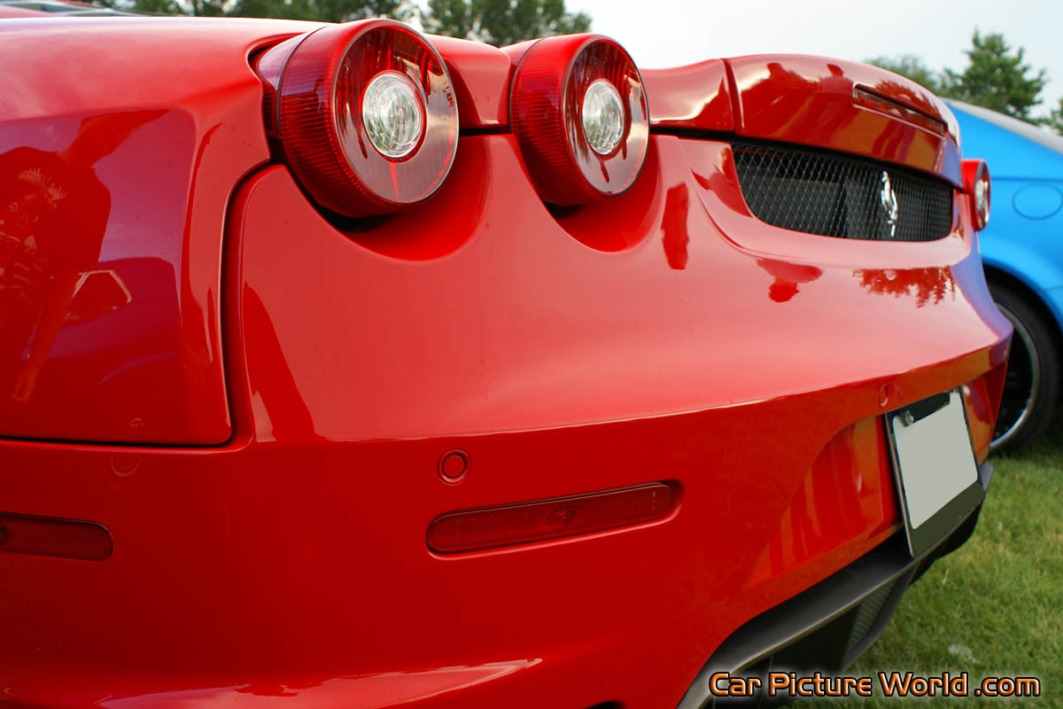 Red Ferrari F430 F1 Rear Panel