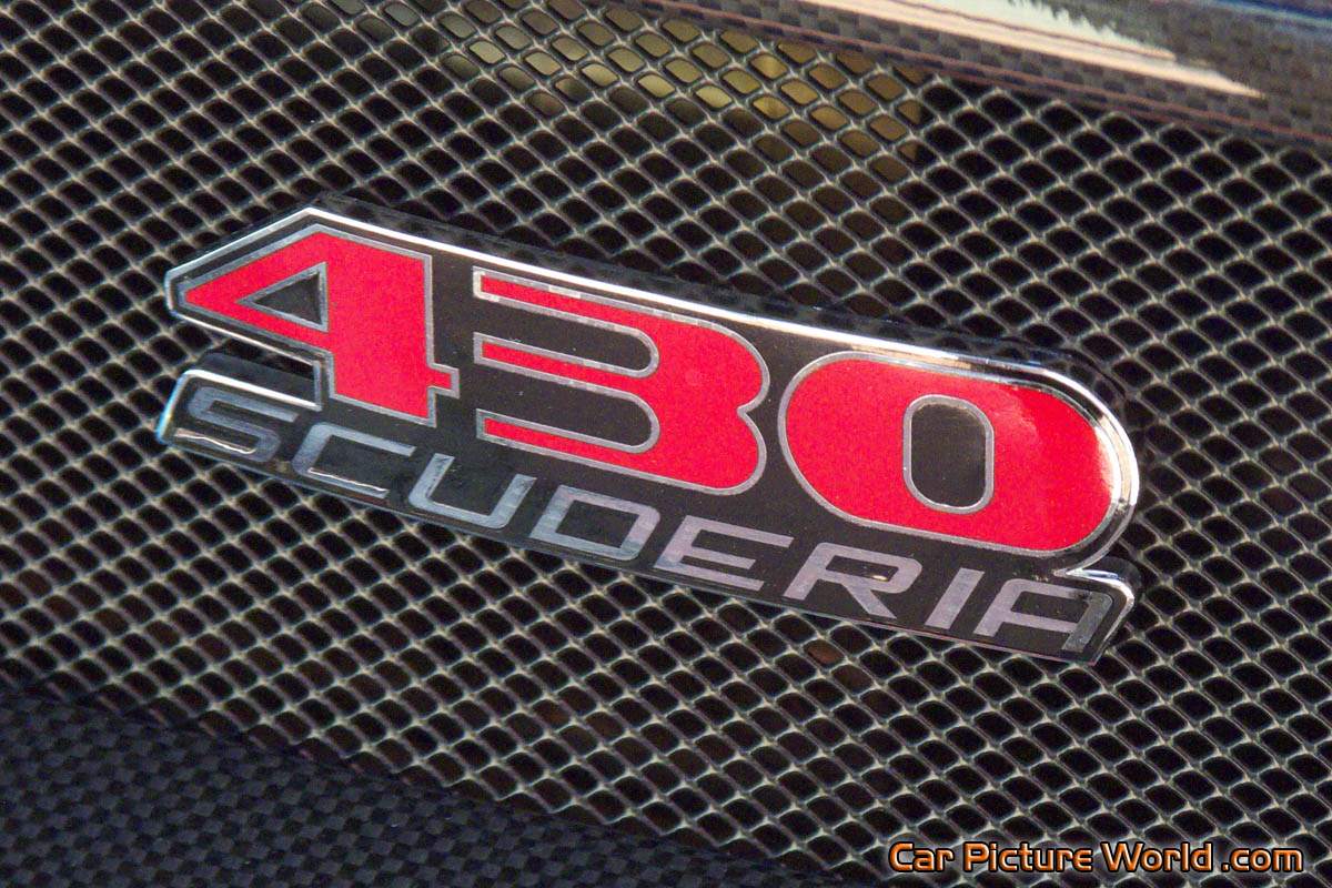 Ferrari Scuderia Rear Name Plate