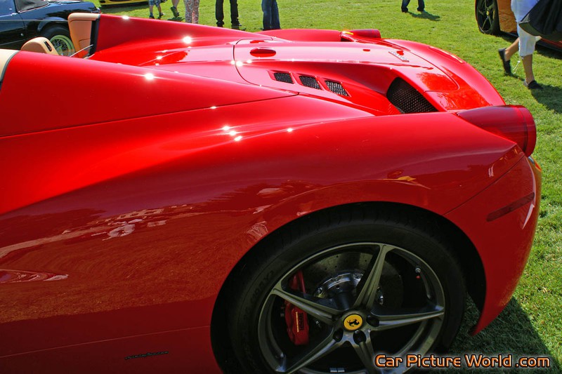 2012 Ferrari 458 Spider Rear Fenders