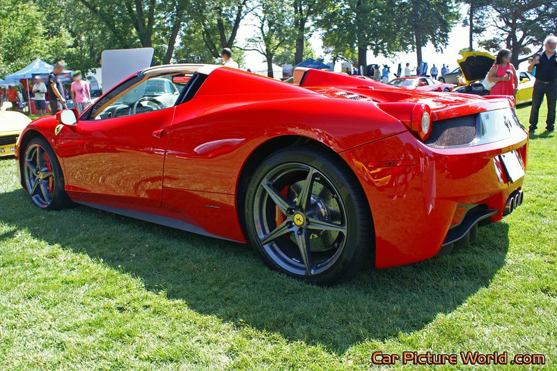 2012 Ferrari 458 Spider Rear Left