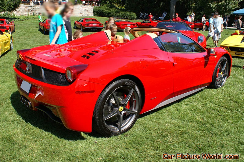 2012 Ferrari 458 Spider Rear Right