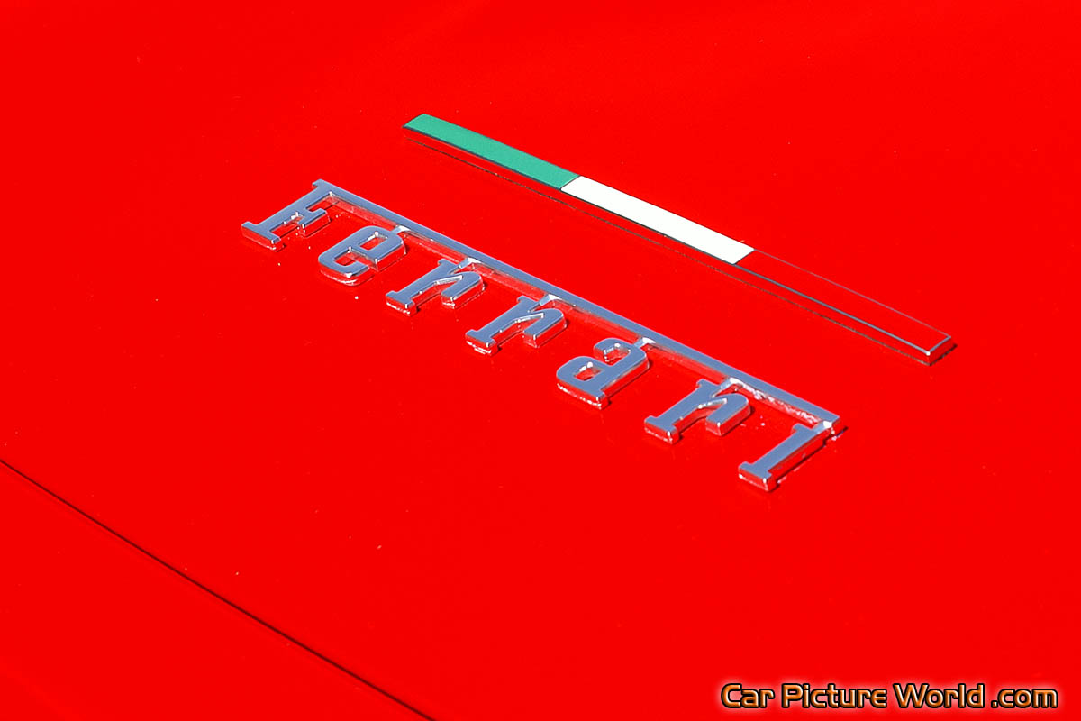 458 Spider Rear Deck Emblem