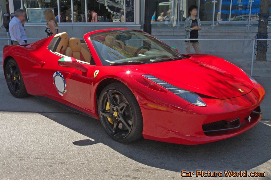 Picture of a Ferrari 458 Spider