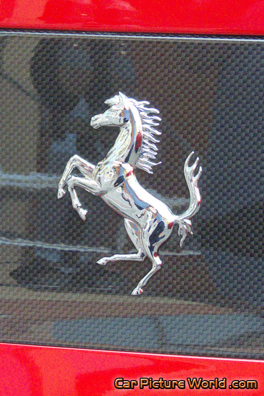 Ferrari 458 Spider Rear Horse Emblem