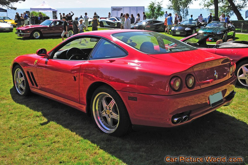 Red Ferrari 550 Rear Left