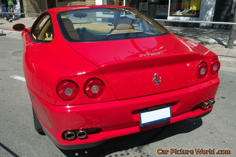 2002 Red Ferrari 575M Rear Left