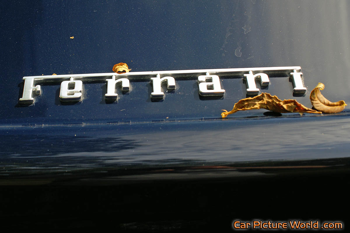 575M Maranello Blue Rear Insignia