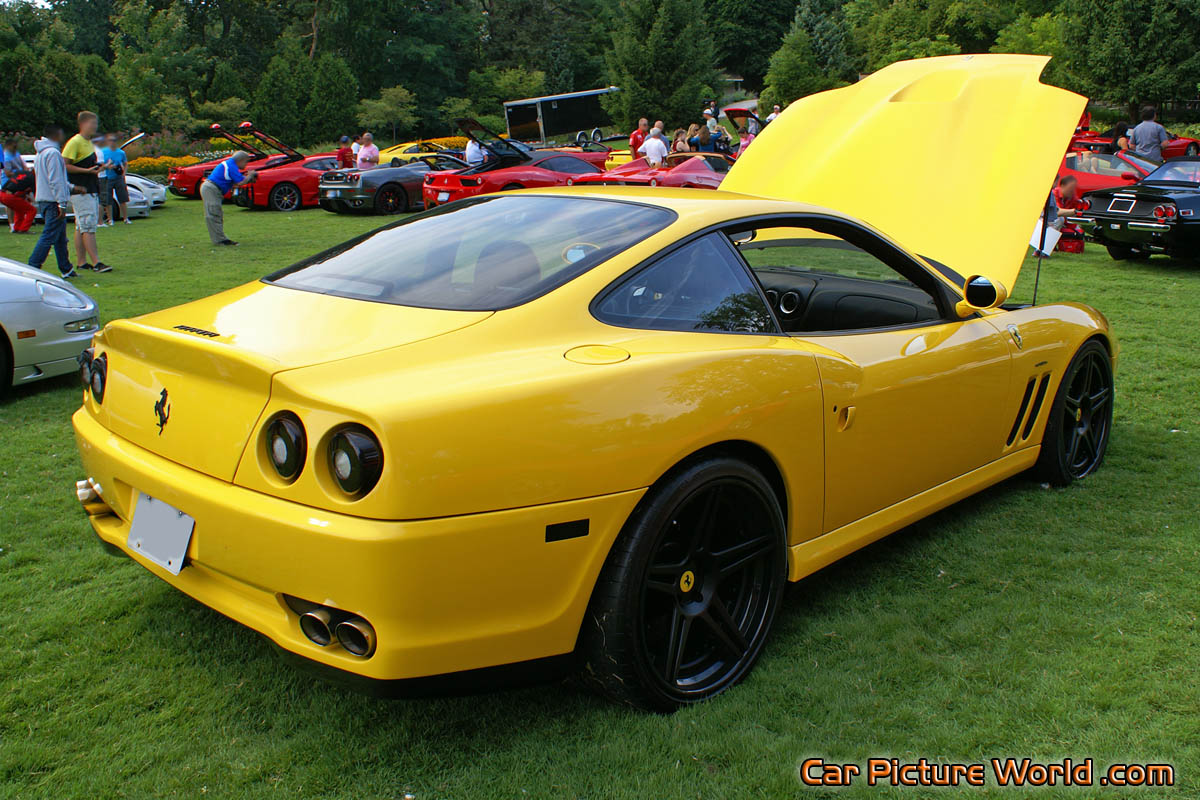 575M Maranello Yellow Rear Right